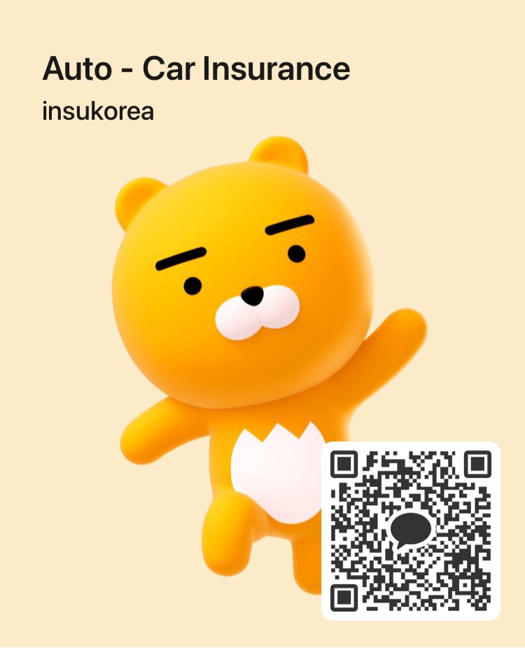 KakaoTalk QR code — scan to add the insukorea account